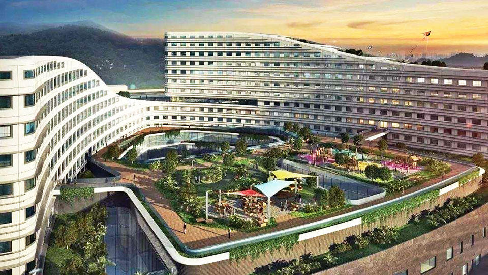 廣東珠海醫院門窗工程案例-樓上樓門窗